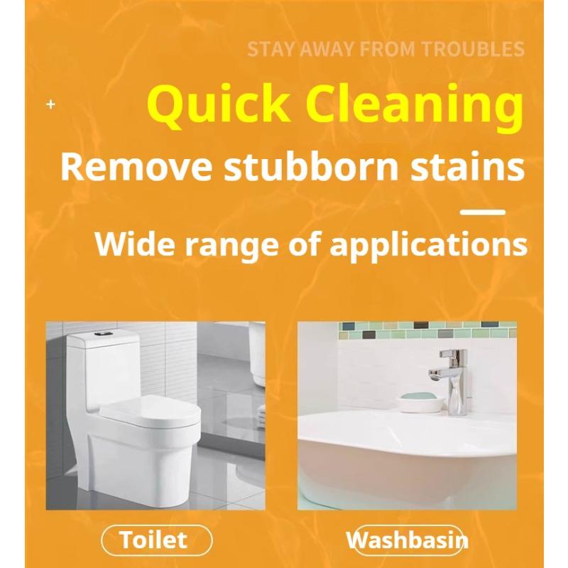 Desincrustante para Inodoro Doméstico, Sarro de Orina Fuerte, Quitamanchas. Elimina Malos Olores, Suciedad Difícil, Limpieza Profunda. Ideal para la Limpieza Diaria del Baño en Casa.