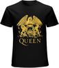 Xhaxhi Herren T-Shirt Queen Band Herren Kurzarm T-Shirt Rundhalsausschnitt Baumwolle Leicht Lockerer Schnitt