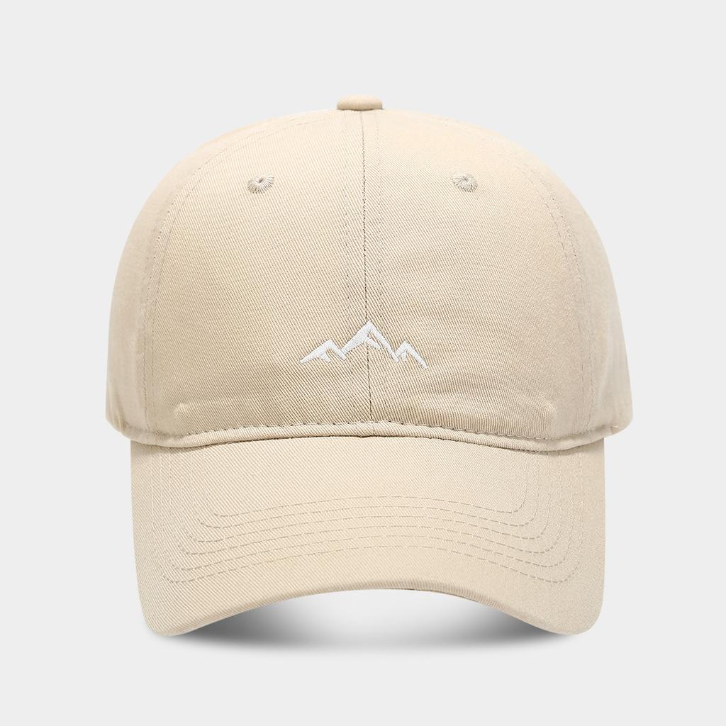 Hot Sale Men's and Women's Outdoor Mountain Embroidery Soft Top Baseball Caps Show Small Face Simple Sunscreen Sun Hats