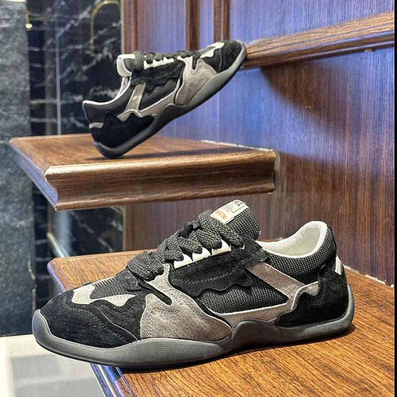 

Mesh men s shoes casual sports shoes high quality driving shoes Doudou shoes 44 сірий колір