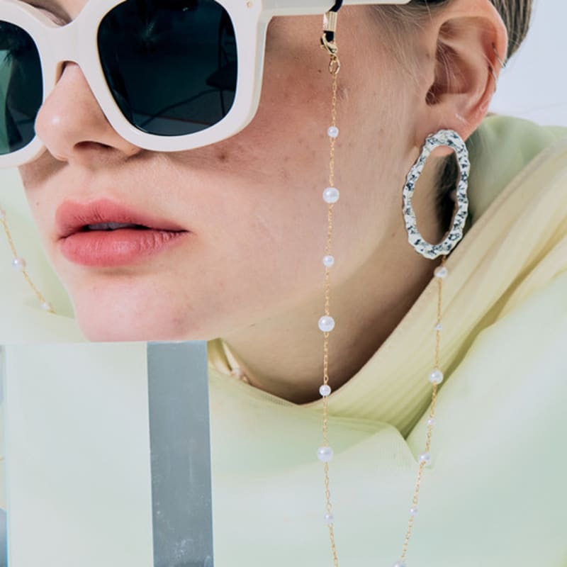 

ВЕСЕННИЕ СТРУНЫ Жемчужная цепочка для невесты _ 2 цвета (Золото серебро) Gold