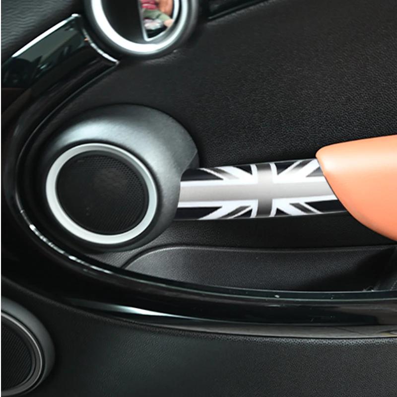 The Black Jack Car Interior Door Handle Cover for Mini Cooper S JCW Clubman R55 R56 R58 R59 Modified Parts Styling Accessories