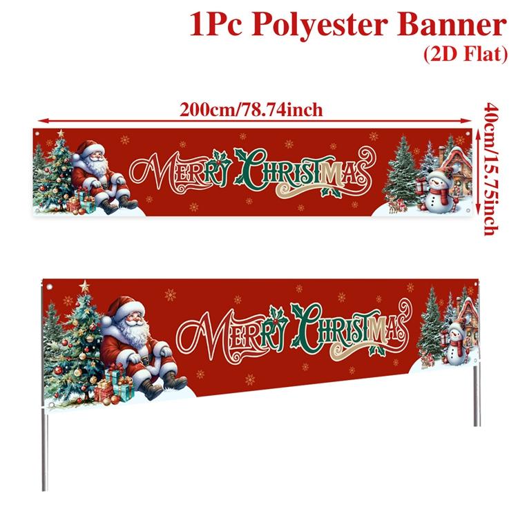 Christmas Outdoor Banner Merry Christmas Decorations For Home 2025 Outdoor Decor Xmas Navidad Noel Natal Happy New Year 2026