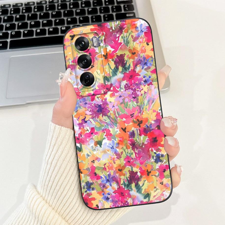 For OPPO Reno 12 5G Case CPH2625 Cute Cartoon Rabbit Cactus Soft Silicone Cover For Oppo Reno 12 Pro CPH2629 Bumper Reno12 Coque