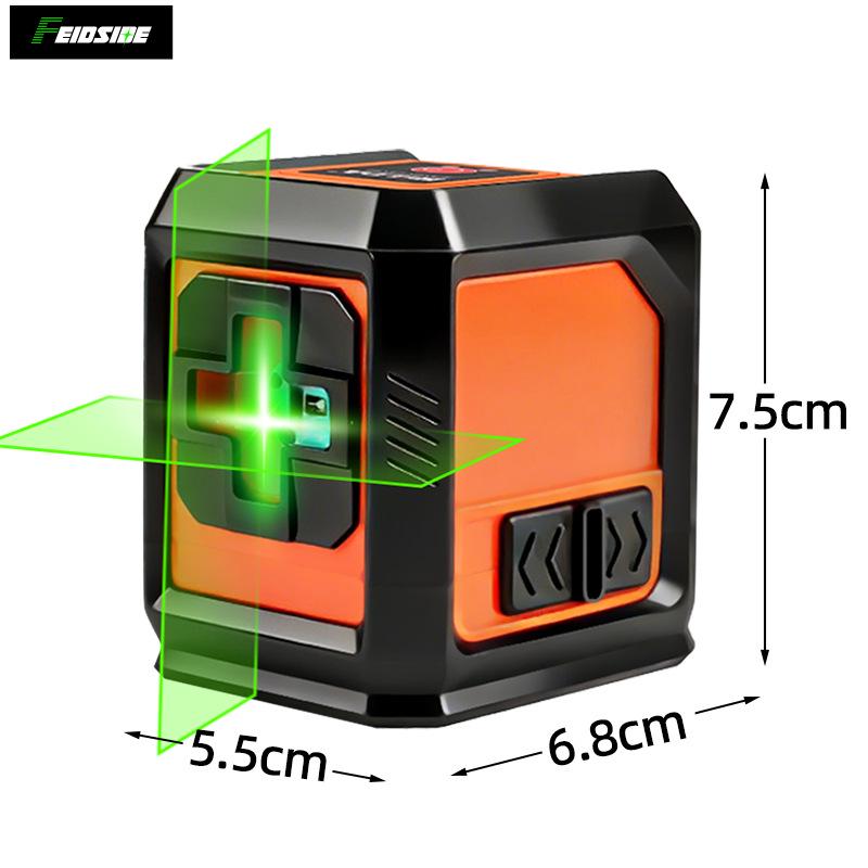 New Mini Two-Line High-Brightness Green Laser Level with Self-Leveling and Infrared Projection
