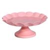 Soporte para Pasteles Minimalista Estable Decorativo Multifuncional Bandeja para Pasteles Soporte para Cupcake Postre Fruta Rosa