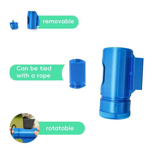 Pet Wast Bag Dispenser Portable Dog Poop Bag Dispenser Bone Shape Waste Bag Holder for Leashes Dog Walking Accessory