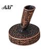 Vintage Desk Organizer Round Pen Holder, Durable Metal Exquisite Carved Desktop Ornament, Office Stationery Holder Dip Pens And Quill Supply,