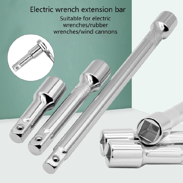 1PC Electric Wrenches Electroplating Long Bars for 1/2 Inch Electric Wrenches