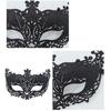 Masquerade Half Face Mask for Women Hollow Carving Glitter Party Mask Lightweight Comfortable Elastic Strap Halloween Costume Accessory