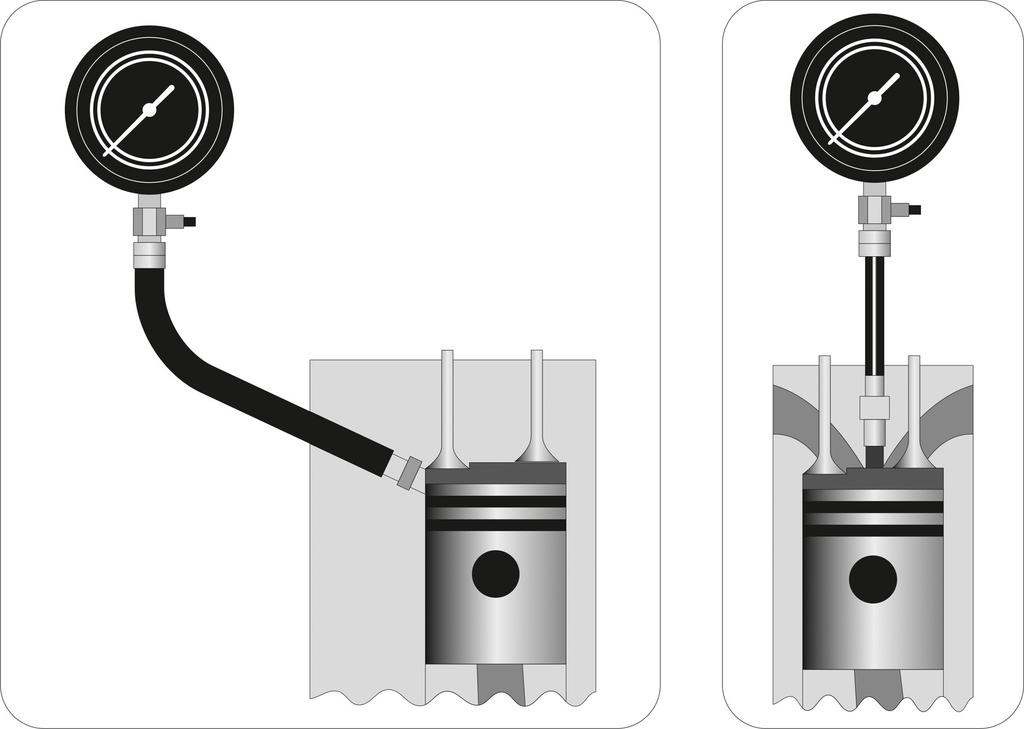 Diesel compression pressure gauge YT-73072 YATO