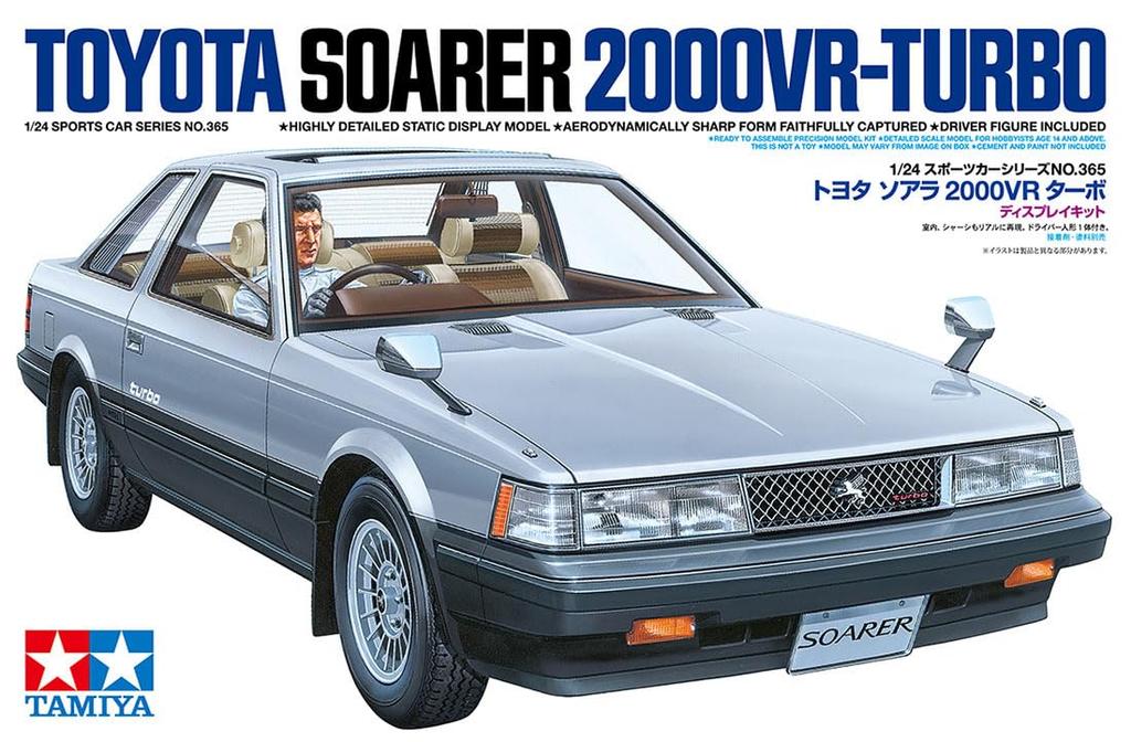 Tamiya Sports Car Series 365 Toyota Soarer 2000VR Turbo Plastic Model Kit 24365 1/24 No.