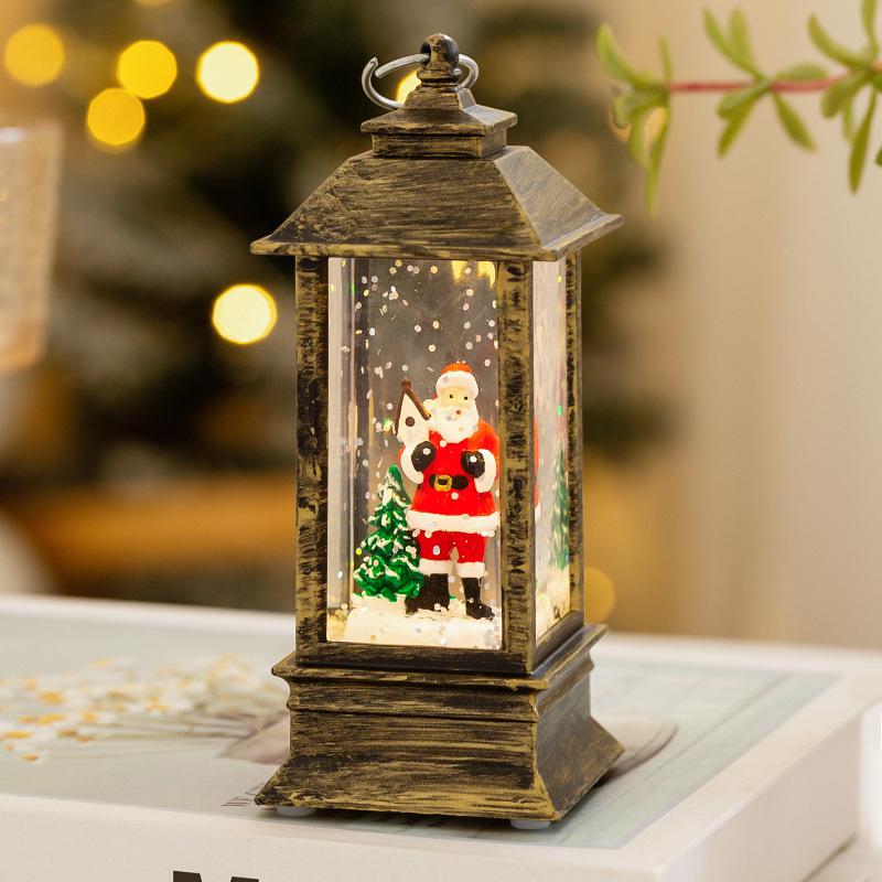 Christmas Decorations Atmosphere Setting Props Water-filled Interior Scenes Night Lights Table Ornaments Children