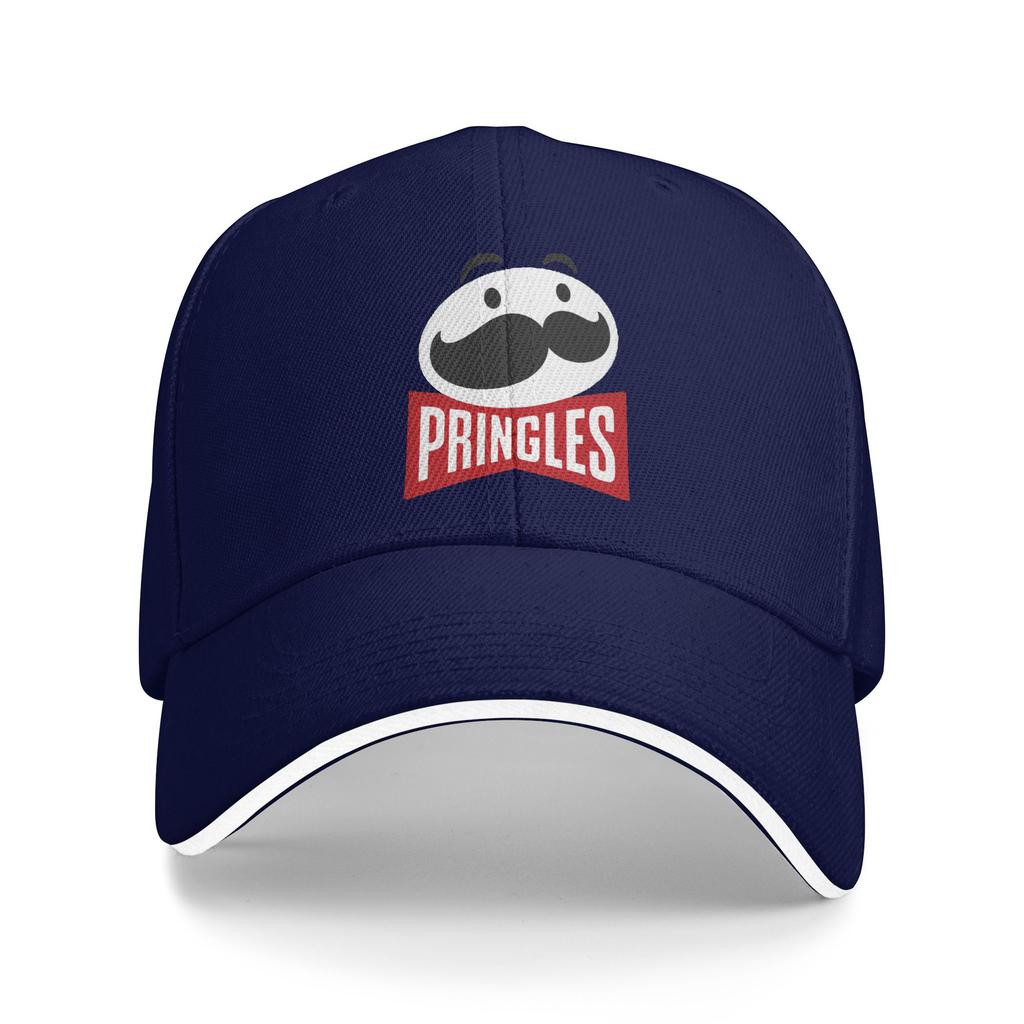 Logo Pringles Cappellino da Baseball Casual Primavera Cappellino Trucker Visiera Parasole Escursionismo Pesca Cappellino Snapback Uomo Donna Cappellini da Baseball Vintage