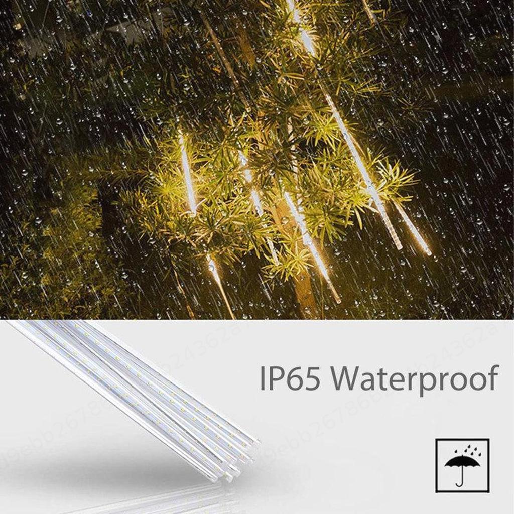 Buy Meteor shower lights LED Christmas string lights street garland