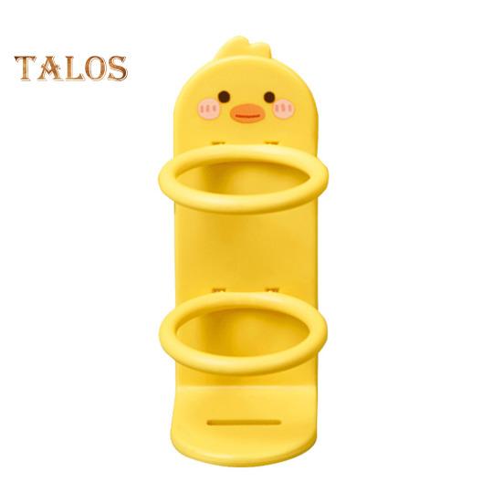 

Настенный держатель для электрических зубных щеток, стойка для хранения с дренажным отверстием, симпатичный дизайн Dusk Design, органайзер для электрических зубных щеток для ванной комнаты жёлтый