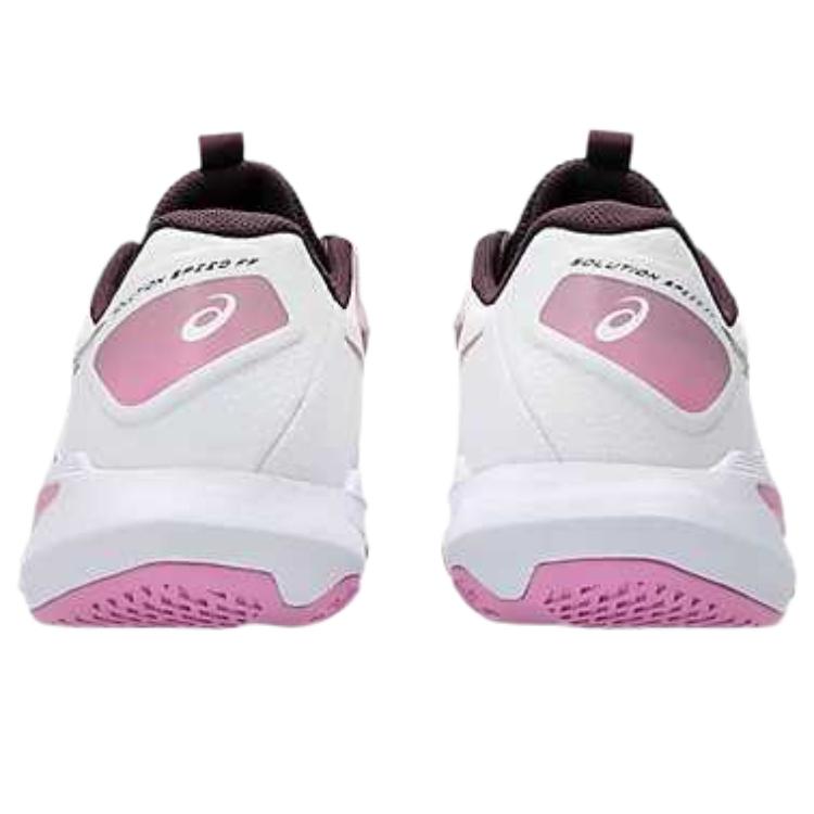 Asics Solution Speed FF 4 Lace-Up Comfortable Round Neck Shock Absorption Non-Slip Low-Top Tennis Shoes Women Sneaker 1042A307-102