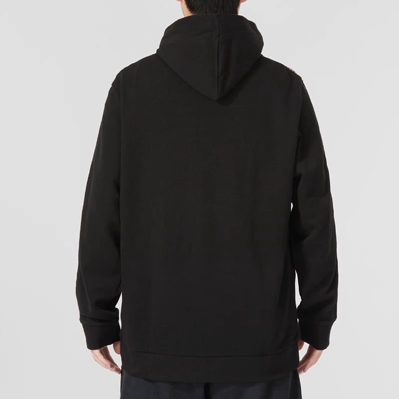 PUMA FW22 Logo Print Zip Hoodie Jacket Unisex Jackets Black 539532-01
