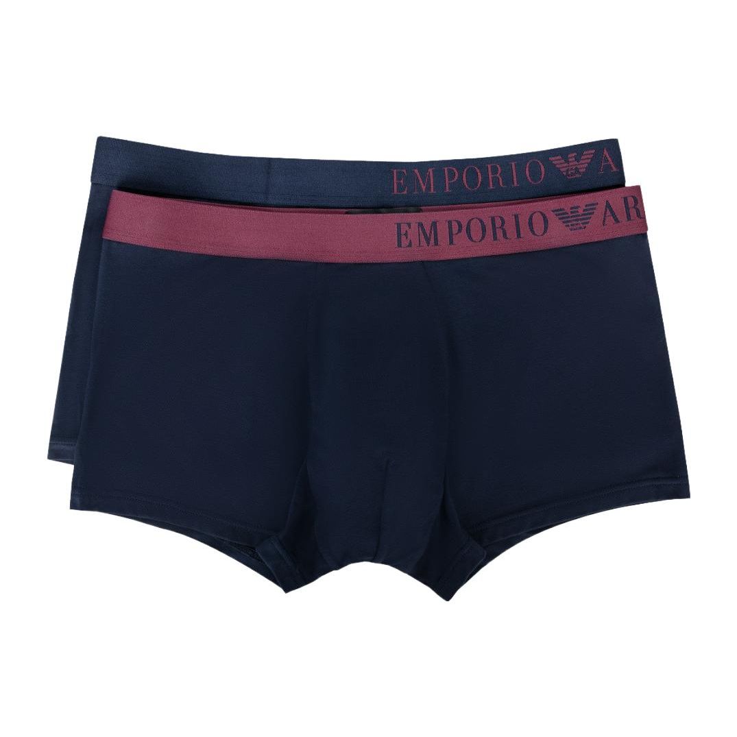 

Emporio Armani FW23 Logo Letter Print Mid-Rise Casual Boxer Briefs Men underwear 111210-3F733-27435 XL