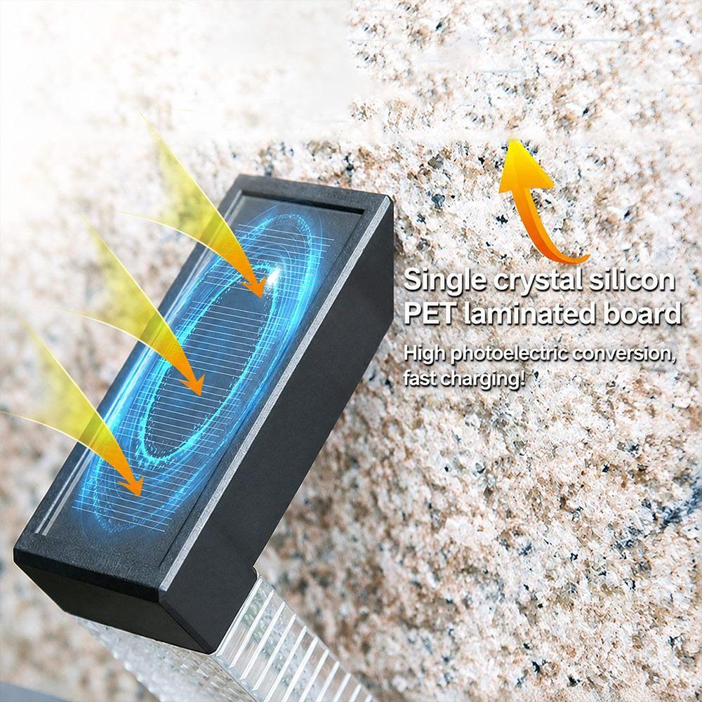 LED Solar Wall Lamp IP65 Waterproof Solar Step Light New LED Wall Lamp  Garden Decoration