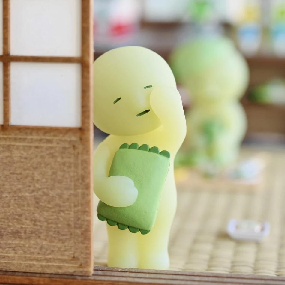 S.Smiski Home Cute Rest Series 6 Piece Set Blind Box For Viewing Most Popular Action Figures Dreams Decoration Valentines Gifts