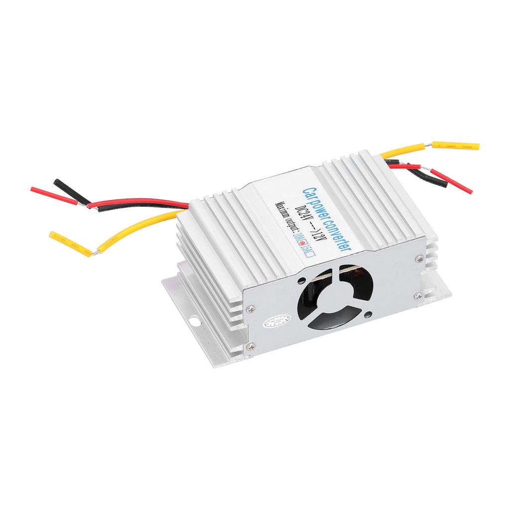 Convertidor de Voltaje de Fuente de Alimentación DC24V a 12V 10A Reemplazo para Coches Marino Energía Solar Eólica Emergencia