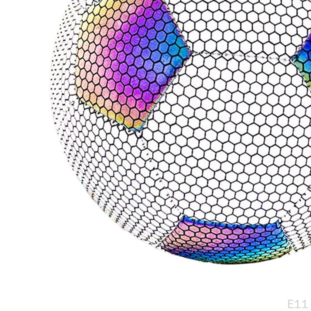 Ball ( Kids, Youth, Size 5 Adult/PRO) - Flash Holographic Reflective and TPU Rubber EVA Balls