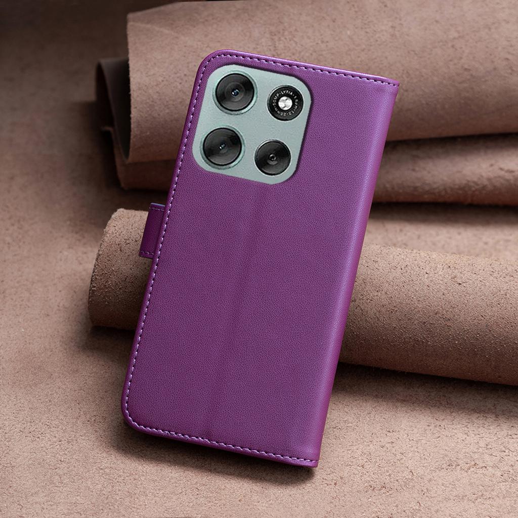 For Motorola Moto G56 5G Phone Case BINFEN COLOR BF17 Wallet Folio Flip Leather Cover