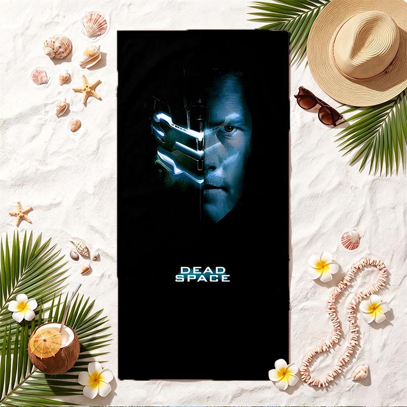 Dead Space Soft Beach Towel Stylish Beach Pool Towel for Summer Seaside Vacation Travel