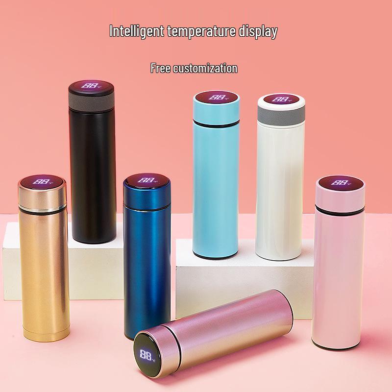 Luxury Smart Temperature Display Insulated Stainless Steel Cup - 316 Creative Design, Ideal Gift.