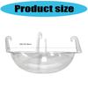 Round Plant Pot Stand With Hide Water Drainage Shatterproofed Plastic Hanging Tray Gardening Accessory