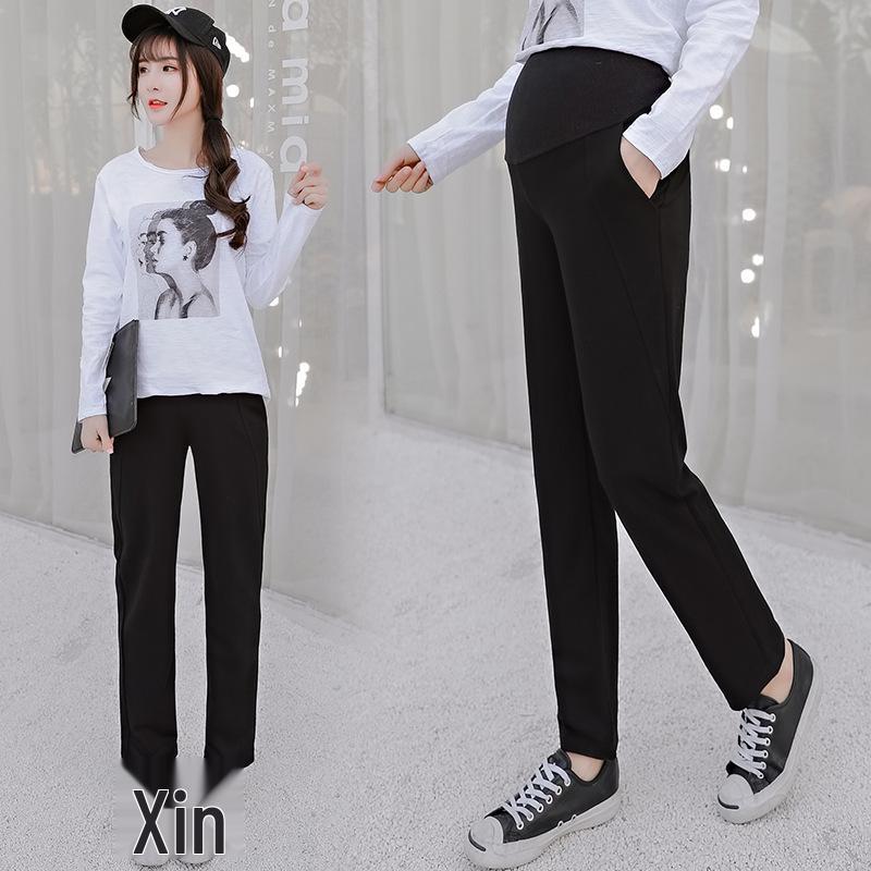 

2026 Stylish Maternity Sports Pants - Loose, Trendy, Casual, Supportive Long Pants for Moms 2XL