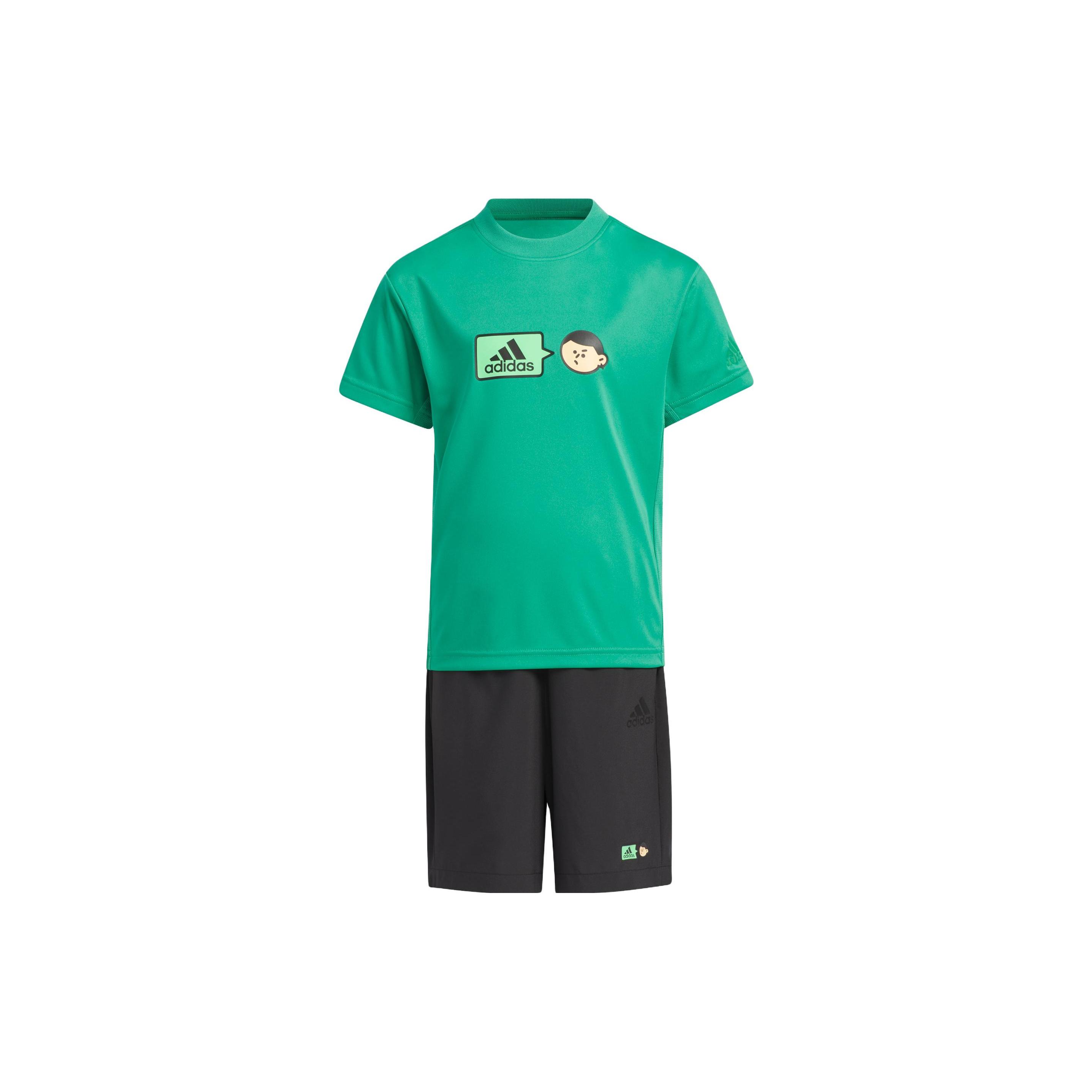 

New Adidas X SEEBIN Co branded SS23 Moderate Kids Sports Suit Kids IN3273 122