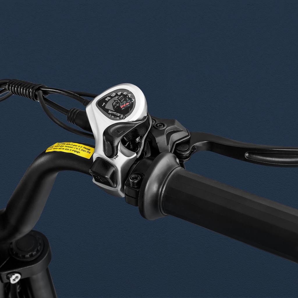 Juliet III Black 1000W * 2 Dual Motor Power 52V60AH Battery 20 * 4.0-inch Tire Hydraulic Brake Fully Suspended Electric Bicycle