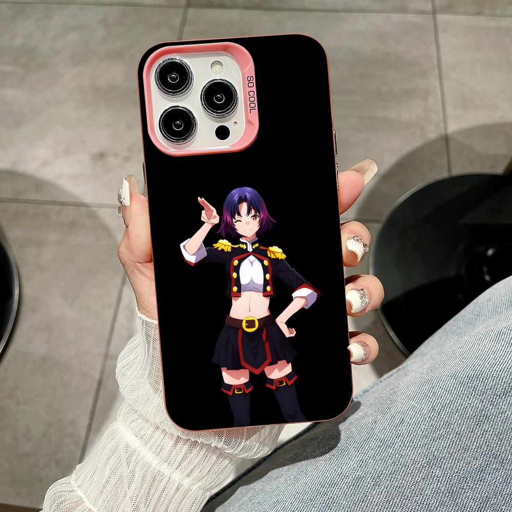 Mato seihei Yakumo Ezo Pink Translucent Mobile Phone Case for iPhone 17 16 15 14 13 12 11 X XR XS Air Pro Max Plus Colorful