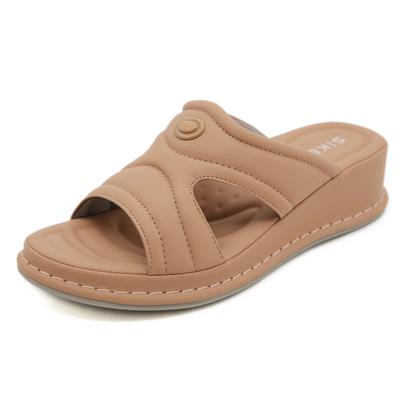 Plus Size 35-41 Shoes for Women Summer Fashion Women Wedges Platform Casual Slip On Sandals Comfortable Sandalias De Mujer