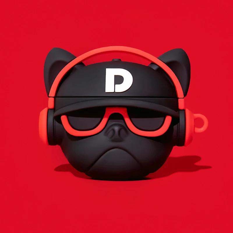 Sjokoladetrekk for AirPods 4 2024 3D Øretelefonetui for AirPods 1 2 3 Pro Hai Hodetelefondeksel for AirPods Pro 2 Etui