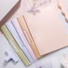 5PCS A4 Side Opening Gradient Folder A4 Pull Rod Data Test Paper File Folder Bag Desk Organizer Office Students Storage Supplies