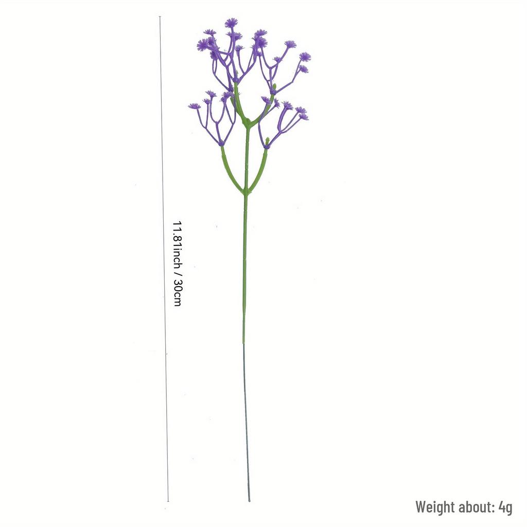 Gypsophila Wedding Bouquet: Soft Glue Single Stem Faux Flower Decoration