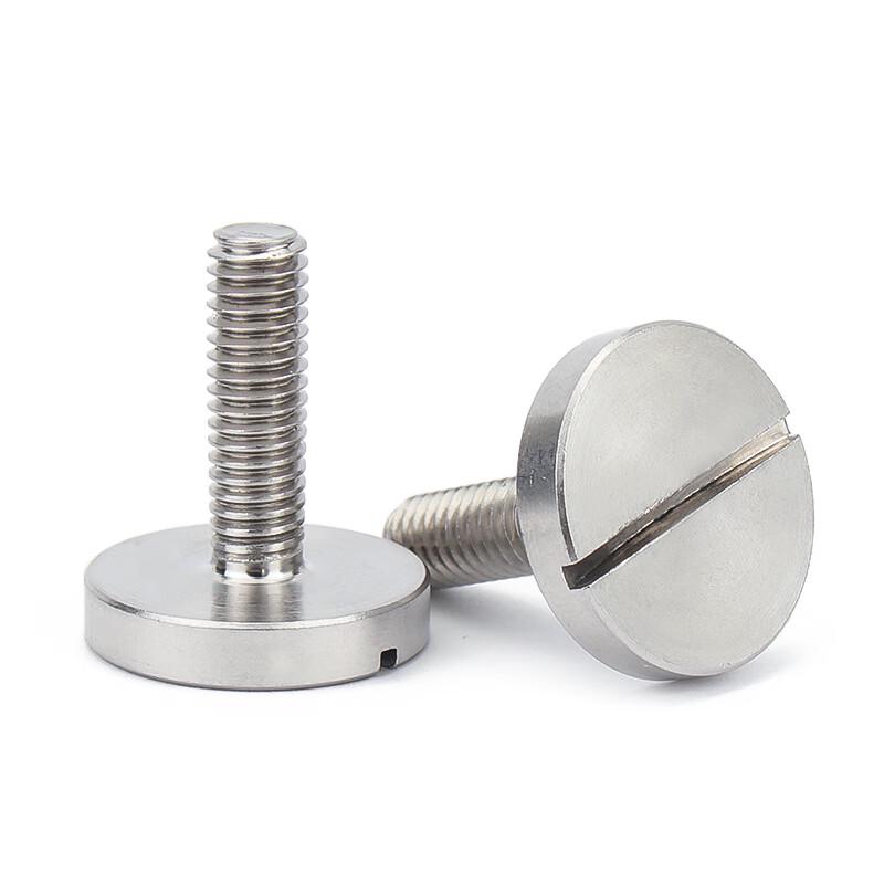 Large Round Head Slotted Hand Screw