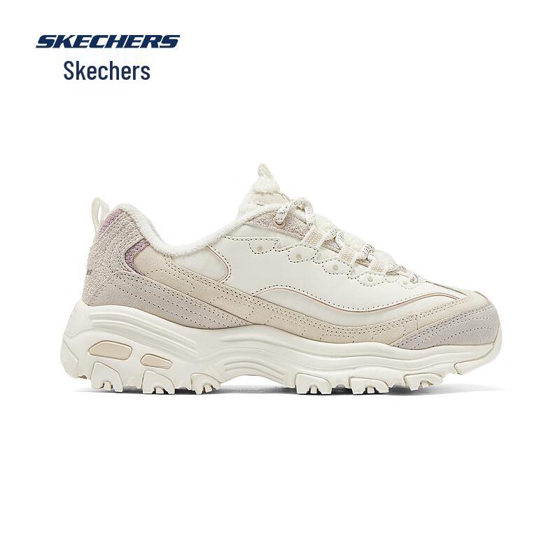 Skechers Women's Curly Bear Plush Platform Sneakers