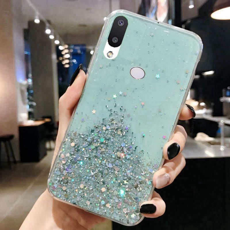 Bling Glitter pouzdro na telefon pro samsung galaxy A10S A 10S A 10 S A107F A107M Silicon Soft Full Cover Pro samsung A10 S Zadní kryt