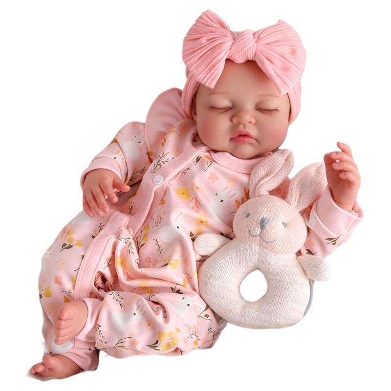 

Realistic Reborns Toy Newborns Baby Doll With Fine Detail And Safe Lovely Outfit Comfort Doll for Toddler Roleplay 1