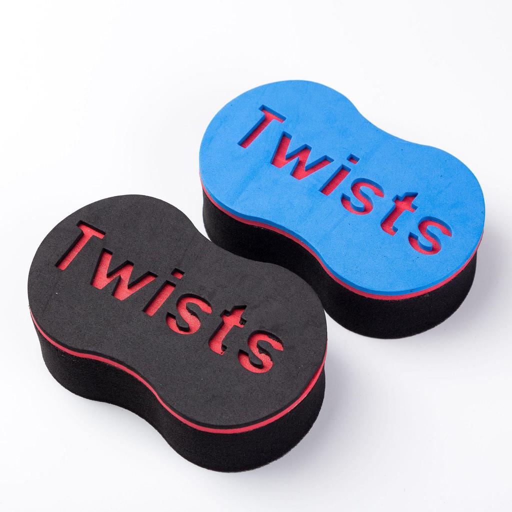 Curly Hair Twist Sponge - Figure Eight Black Curling Tool