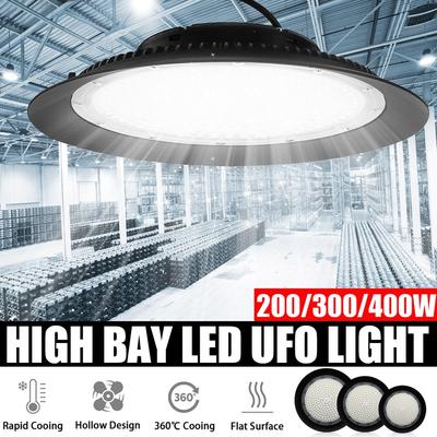 AC220V 6500K 200W 300W 500W LED High Bay Light High Brightness Industrial Lighting Workshop Warehouse Garage LED UFO Lamp