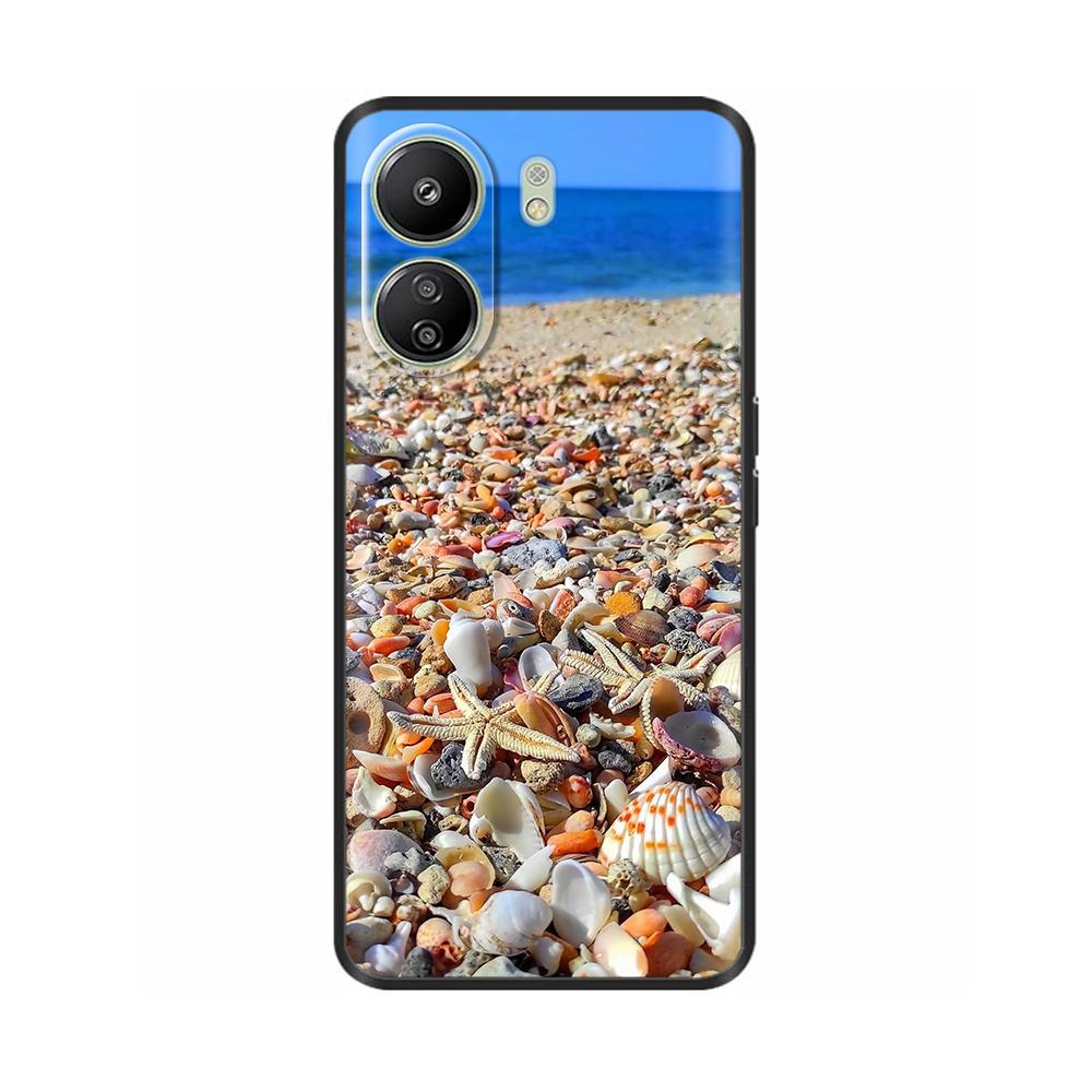 Case For Xiaomi Redmi 13C 4G Case Phone Cover Cool Sweet Soft Smooth Liquid Silicone Back Cover For Redmi 13 C Redmi13C Fundas