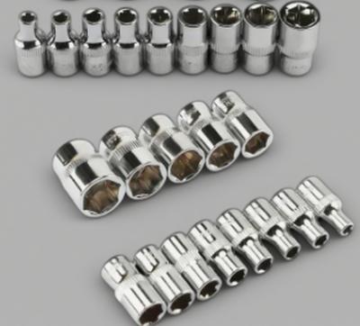 1-teilig 1/4 Zoll Antrieb Metrisch Ratsche Steckschlüssel Sechskant Doppelseitig 4 5 6 7 8 9 10 11 12 13 14mm Handwerkzeuge