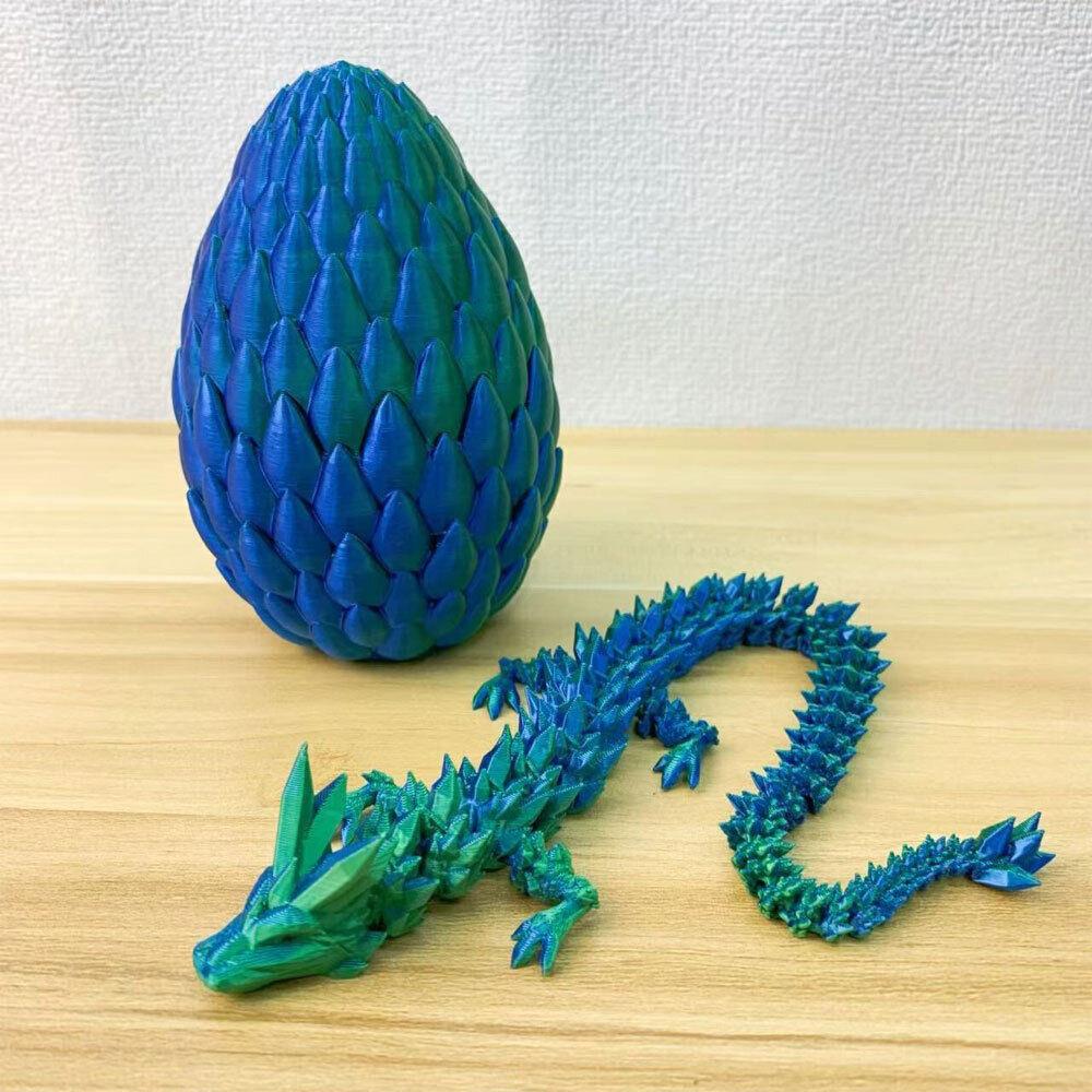 Printed 3d Dragon Eggs With Dragon Inside Fidget Toys For Kids Articulated Adult