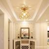 Modern Minimalist Crystal Bullseye Ceiling Light - Luxury Pendant for Living Room, Aisle, or Dining Area
