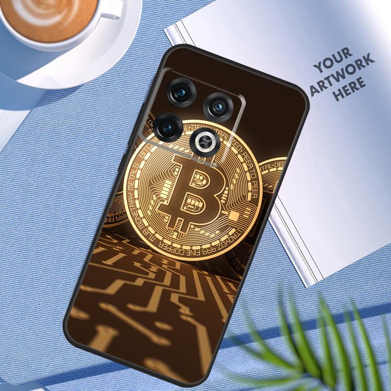 Bitcoin Case For OnePlus 11 12 9 10 Pro 10R 9R 8T 10T 12R Nord N10 N20 N30 2T CE4 CE 2 3 Lite Cover